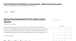 Desktop Screenshot of pcgamesfreedownload.net